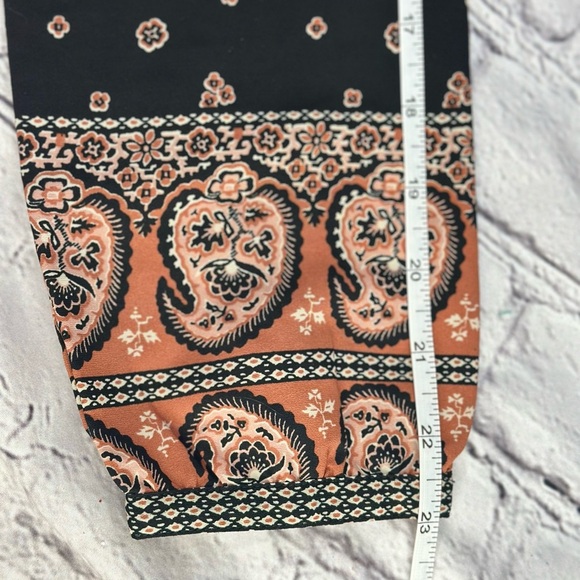 Abercrombie & Fitch Black & Rust Floral‎ Border Print Mini Dress – S - Picture 14 of 14